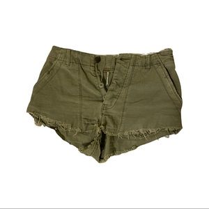 Free people Tattered Cargo Shorts
